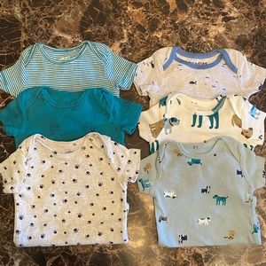 6 Pack Baby Onesies 3 Month